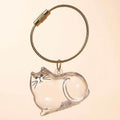 Pet Hair Memorial Keychain