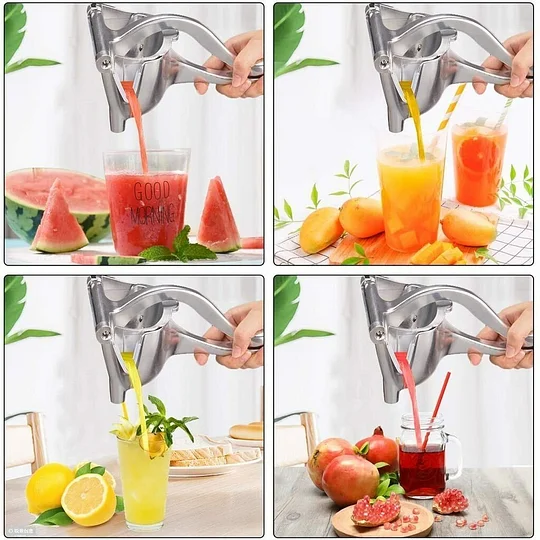 Unbranded Silver Juicer Tool Stainless Steel Manual Citrus Juicer