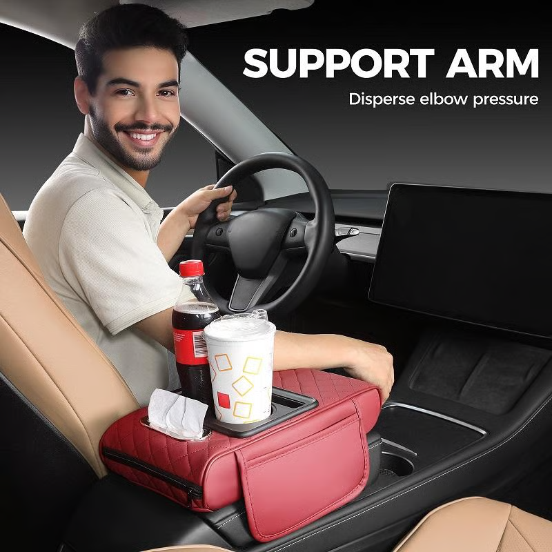 🚗✨ Upgrade Your Drive with Our 5-in-1 Car Console Organizer! ✨🚗